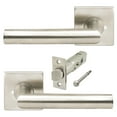 thumbnail image 1 of Inox Se105l472 Frankfurt Privacy Door Lever Set - Stainless Steel, 1 of 1