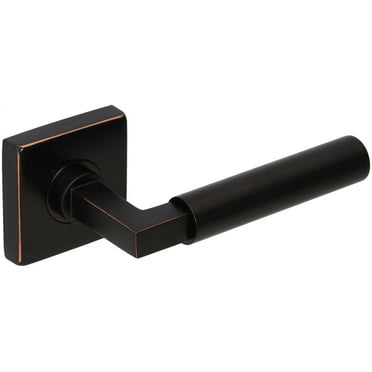 Inox Se221l471 Aurora Passage Door Lever Set - Bronze