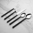 thumbnail image 1 of Sundance Design Burnt Black 20-piece Flatware Set, 1 of 10
