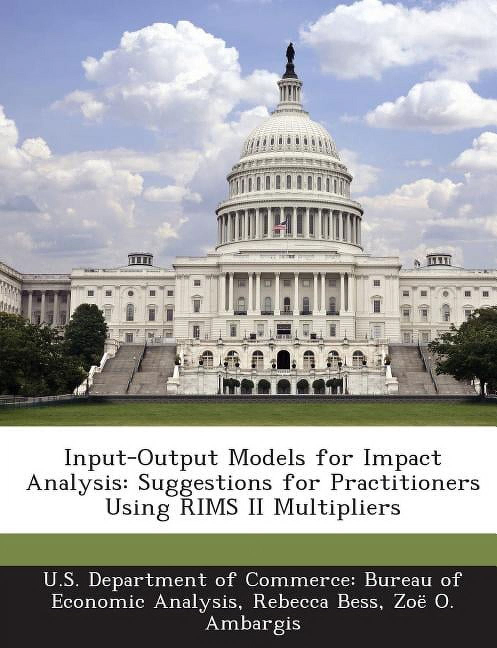 Input-Output Models for Impact Analysis: Suggestions for Practitioners ...