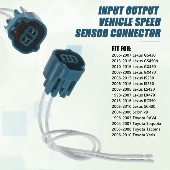 Input Output Vehicle Speed Sensor Lead Pigtail for Toyota 2004-2007 Sequoia