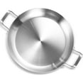 thumbnail image 1 of Inqibee Paella Pan Tri-Ply Stainless Steel,Induction Compatible,Dishwasher and Oven Safe 13 inch., 1 of 8