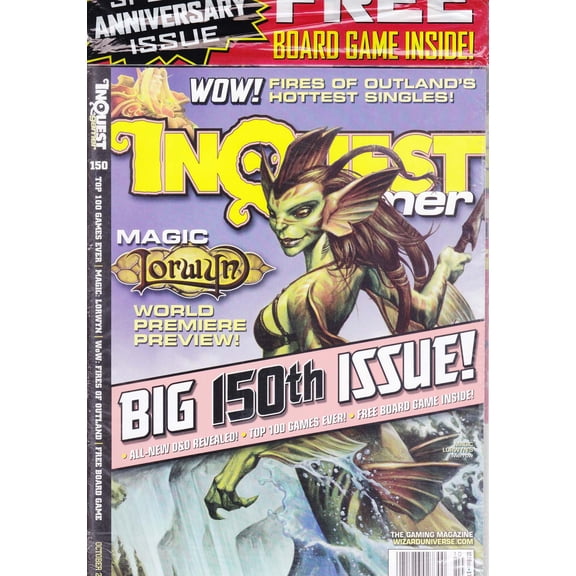 Inquest Gamer Magazine #150 (in bag) VF ; Wizard Comic Book