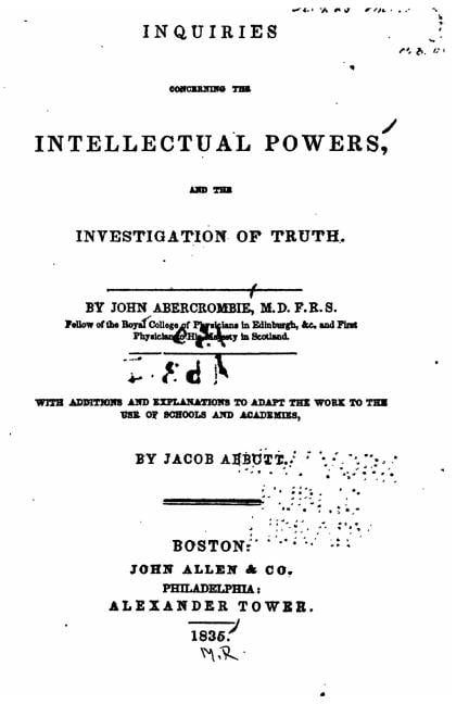 Inquires Concerning the Intellectual Powers and the Investigation of Truth, (Paperback)