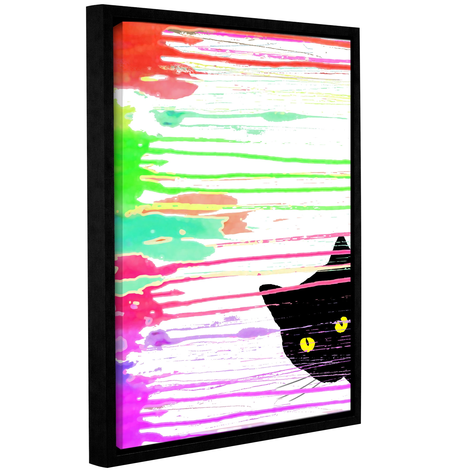 Inquisitive II Gallery Wrapped Floater-framed Canvas