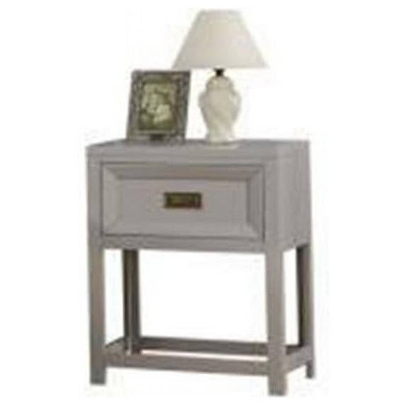 Inroom Furniture Designs B150-411 Wood Campaign Nightstand