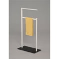 thumbnail image 1 of Inroom Furniture Designs BS-1537 Towel Rack - White & Black, 34 x 18 x 10 in., 1 of 2