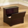 thumbnail image 1 of Inroom Furniture Designs  Storage Step Stool Dark Cherry Finish, 1 of 1