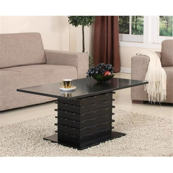 Inroom Furniture Designs T26-2 T26-2 Cocktail Black Finish