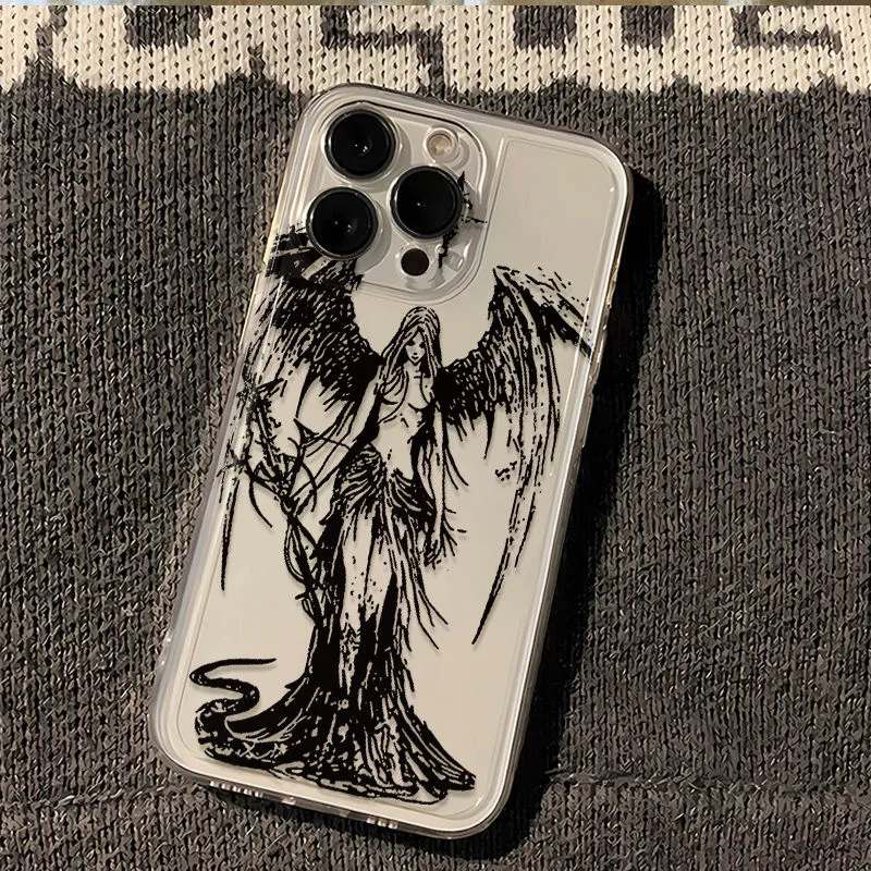 Ins Anime Phone Case For iPhone 16 Pro Max 15 14 13 12 11 XR XS Max 7 8