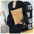 thumbnail image 1 of Ins Cute Laptop Sleeve Case for MacBook HP Dell Lenovo Acer Notebook Bag Carrying Bag 13 14 15.4 15.6 Inch Laptop Cover Women (khaki(11inch)), 1 of 7