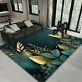 thumbnail image 1 of Ins Green Light Luxury Carpets for Living Room Room Decor Bedroom Carpet Large Area of Study Washable Rugs Non Slip Floor Mats, 1 of 5