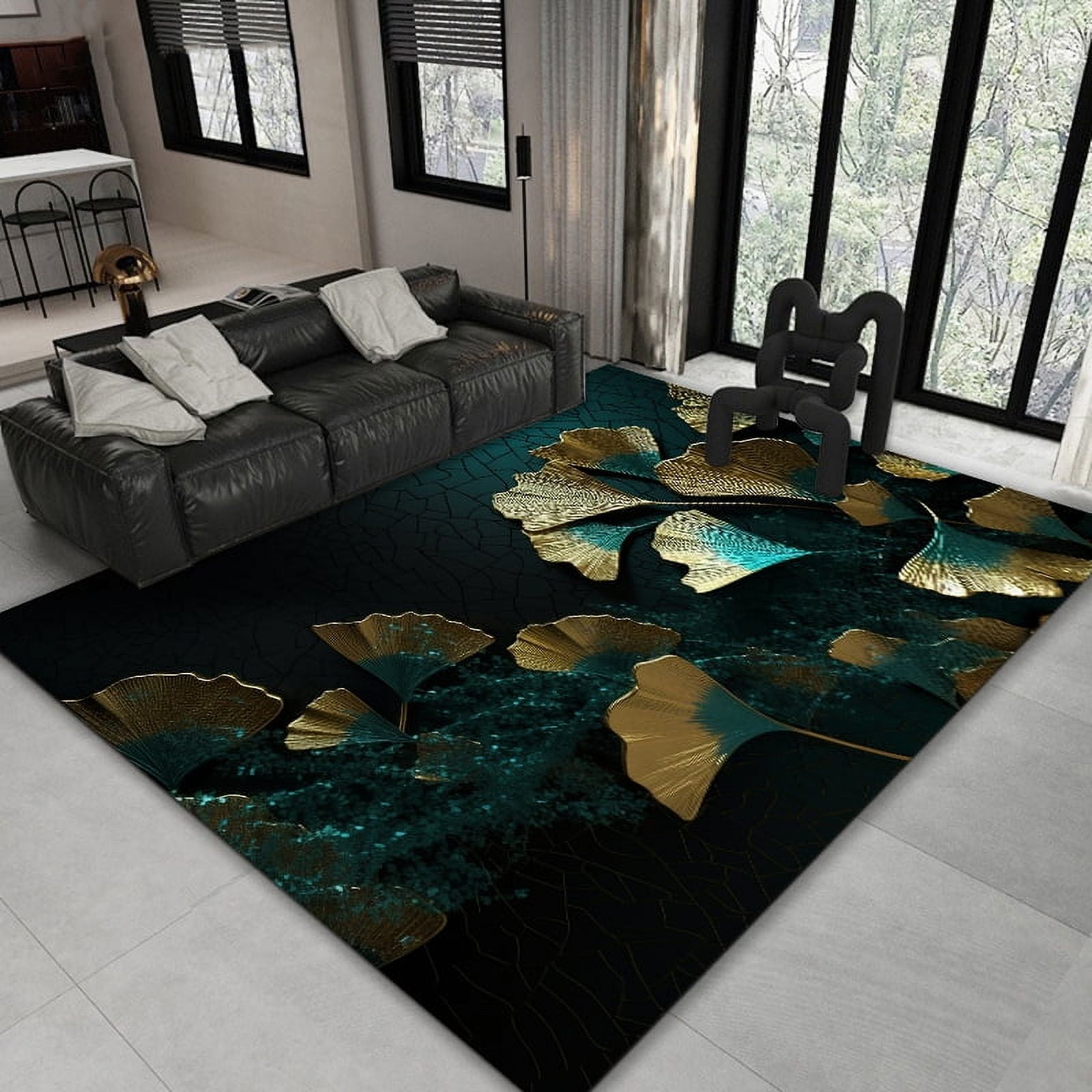 Ins Green Light Luxury Carpets for Living Room Room r Bedroom Carpet