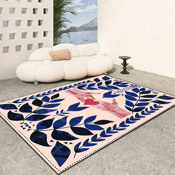 Ins Nordic Style Creative Rugs Carpets for Living Room ration Individuality Sofa Coffee Table Non-slip Floor Mat Bedroom Rug