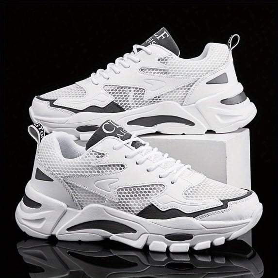 Ins Sneakers with Thick Soles and Breathable Mesh Design for Men and Women Daily Joker Trend Shoes , New Spring Fashion Shoes