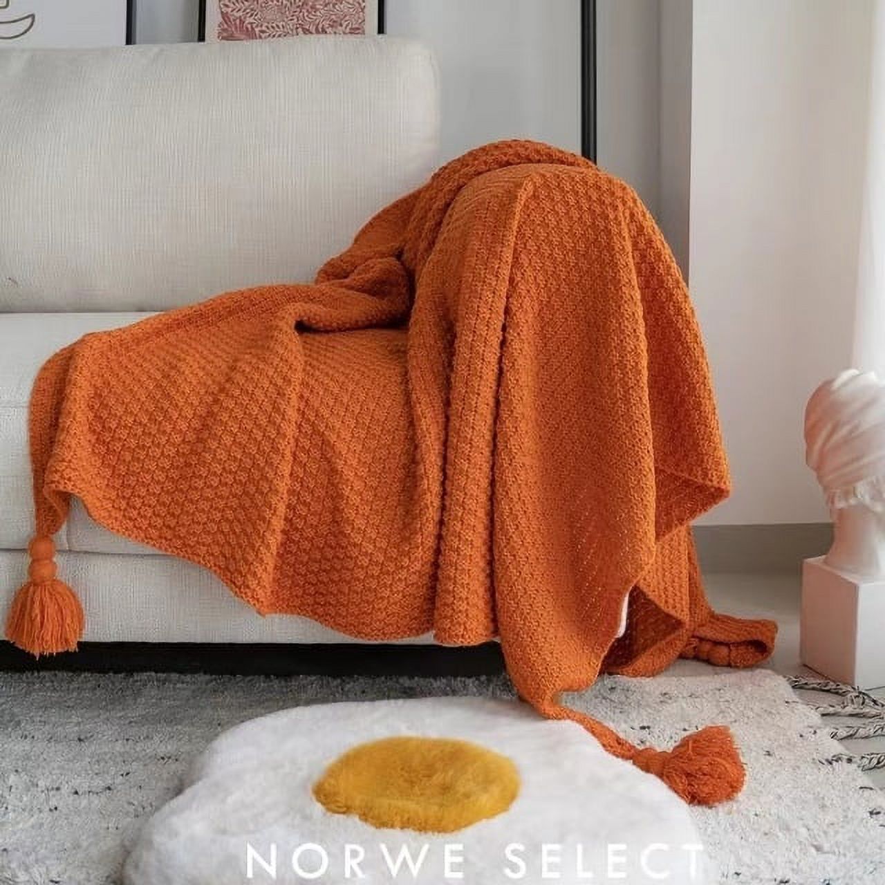 Ins Style Nordic Office Nap Sofa Blanket Knitted Blanket For Bed Sofa