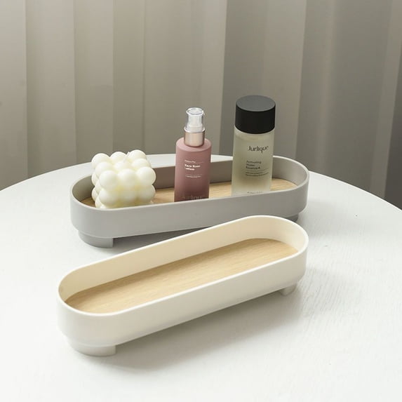 Ins Style Storage Tray - Aromatherapy and Cosmetics Organizer, Entryway Storage Box, and Decorative Tray for Bedroom Decor