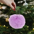 thumbnail image 1 of InsCrazy 1PC Velvet Christmas Ornaments Balls 3.15inch/80mm Flocked Balls Holiday Christmas Decorations Outdoor for Holiday Wedding Christmas Party Home Decor, 1 of 7