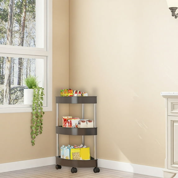 InsCrazy Bathroom Storage Organization Bathroom Corner Storage Shelf Organizer With Detachable 4 for Kitchen Bathroom Laundry Room Office