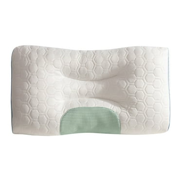 InsCrazy Bedding Pillows Soft and Non Collapsing Core Protects The Cervical Spine and Helps Sleep. Adult and Student Household Massage Bedroom Decor Summer Savings
