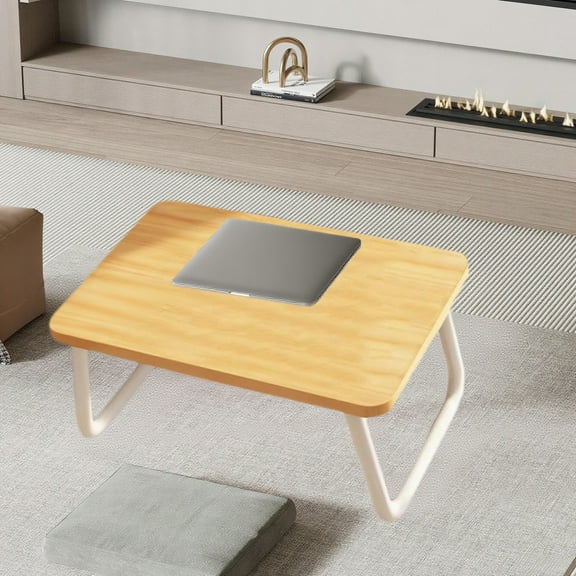 InsCrazy Bedside Table for Kitchen Bathroom Office Living Room, Laptop Bed Desk Foldable Lap Desk Portable Laptop
