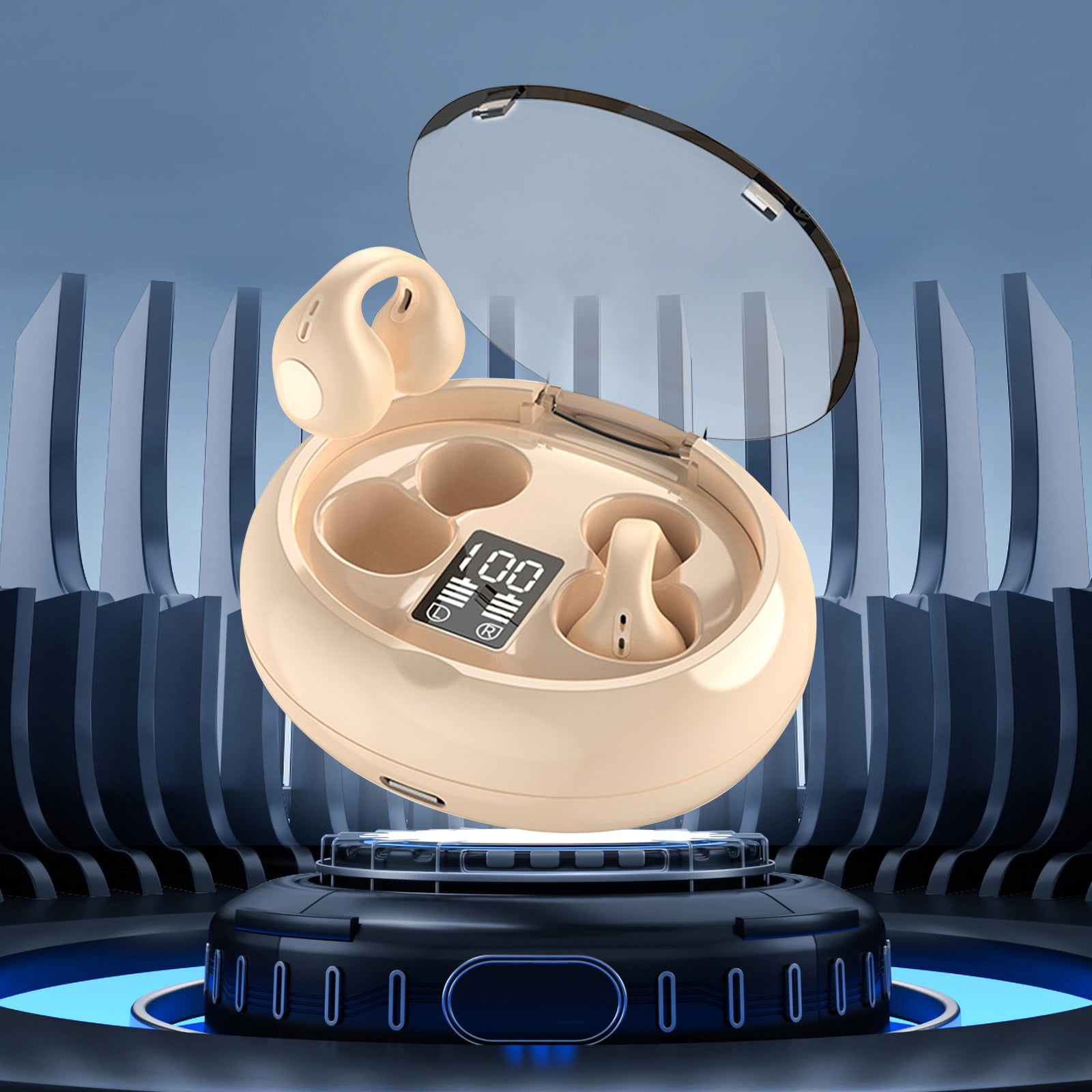 InsCrazy Bluetooth Headphones, Bluetooth 5.3 Wireless Earphones with