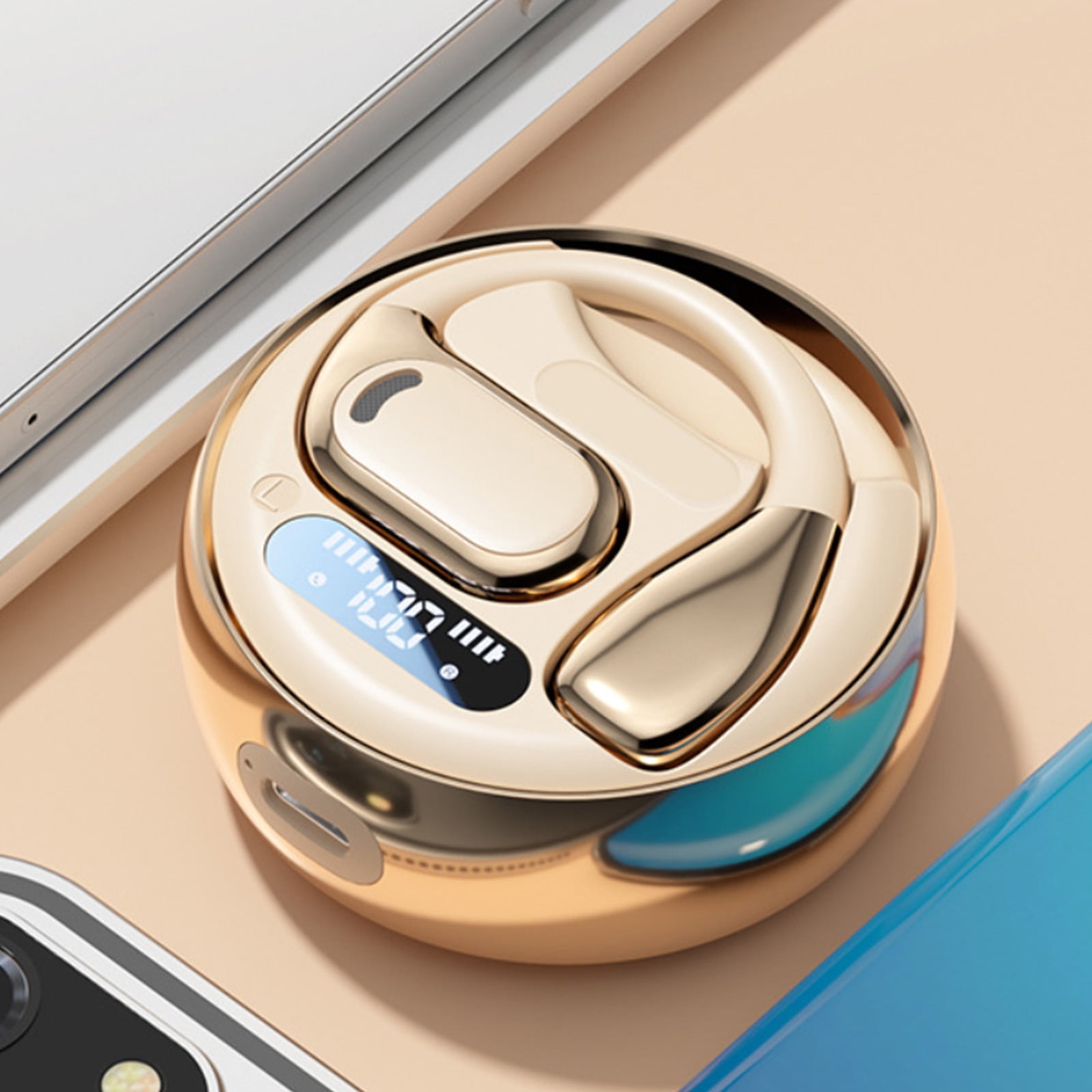 InsCrazy Bluetooth Headphones, Onear Bluetooth Headset Noninear with