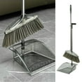 thumbnail image 1 of InsCrazy Broom and Dustpan Set Dustpan Set Transparent Soft Bristle Whisk-room Dustpan Combo Set for Indoor and Outdoor for Office, Home, Hotel, Bar, Kitchen, Lobby, Floor 35 inches, 1 of 6