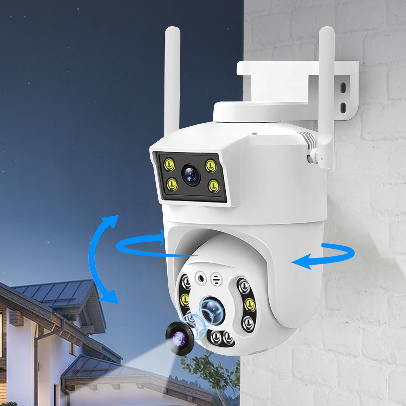 InsCrazy Cameras for Home Security, -and- Camera Lens Binocular 4K ...