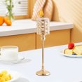 thumbnail image 1 of InsCrazy Candle Holders Crystal Metal Candle Crystal Beads Bling Tea Light Candlestick Tall Votive Candelabra Elegant Centerpiece Table Wedding Decoration Home, 1 of 6