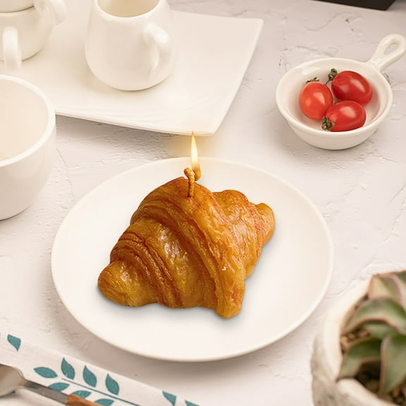 InsCrazy Candles, Christmas Candles Bullhorn Shaped Dessert Aromatherapy Candle Indoor Long-lasting Fragrances Bedroom Decoration Photography Ornament Christmas Gifts for Women