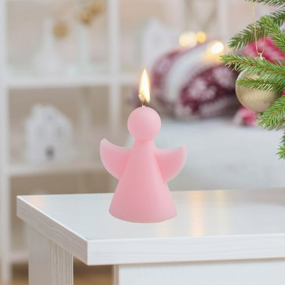 InsCrazy Candles, Christmas Candles Christmas Angel Aromatherapy Candle Companion Gift Home Decoration Gentle and Non Pungent Aromatherapy Candle Christmas Gifts for Women