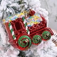 thumbnail image 1 of InsCrazy Christmas Bell Hanging Ornament 3.9in Pendant Red Train Bells Gift Box Christmas Tree Ornaments Dress Up Props, 1 of 6
