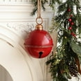 thumbnail image 1 of InsCrazy Christmas Bell Hanging Ornament 6.3in Christmas Double Bells Decoration Iron Atmospheres Large Ornaments Layout Christmas Tree Creatives Pendant, 1 of 7