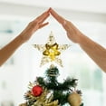 thumbnail image 1 of InsCrazy Christmas Star Tree Topper with LED Lights 7.9in/20cm Lighted Xmas Tree Ornaments Christmas Decorations Indoor Party Supplies, 1 of 7