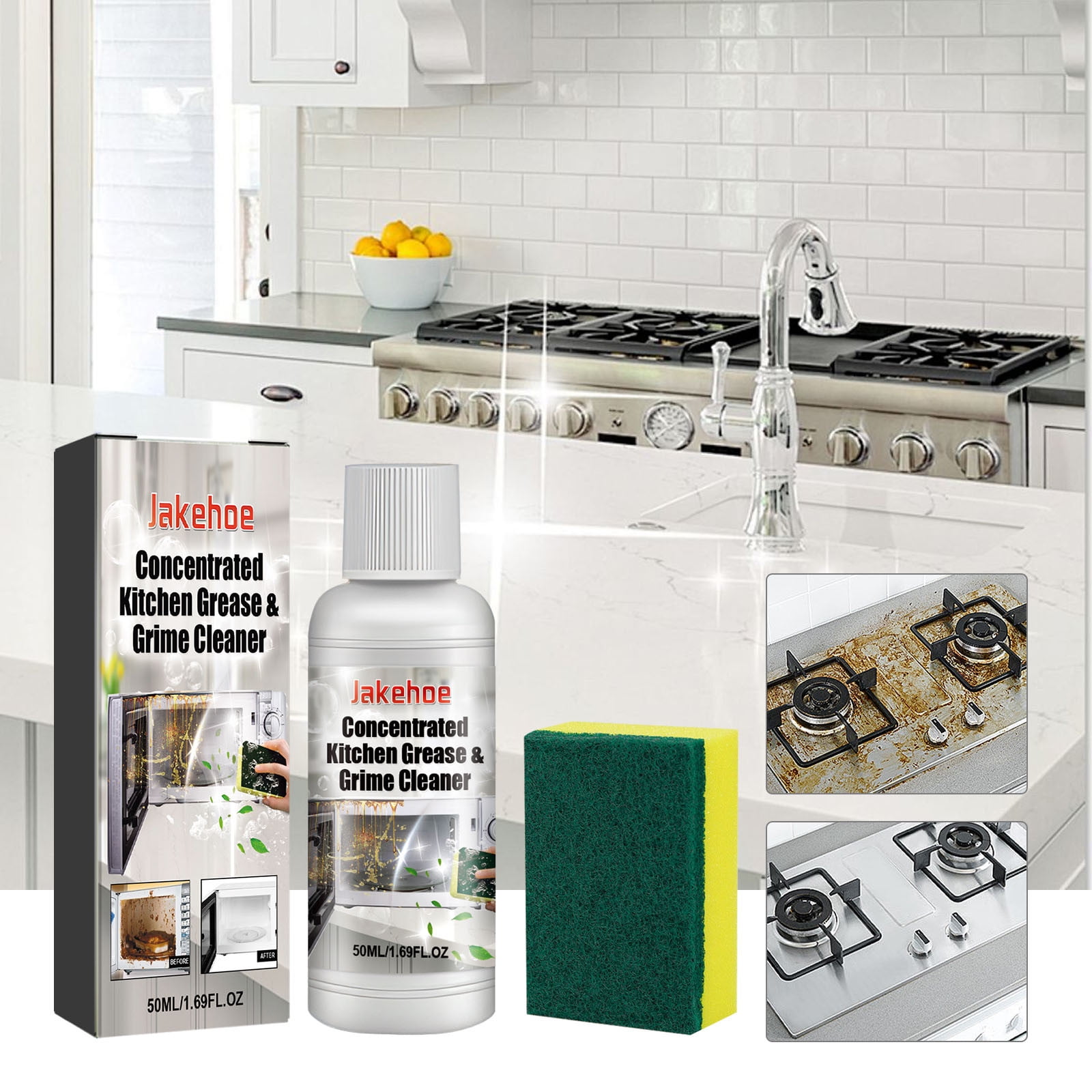 InsCrazy Cleaners A Cleaning Product Used To Clean Kitchen Oil Stains