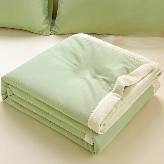 InsCrazy Cooling Comforter Cream Summer Comforter for Bed Breathable Soft Lightweight Smooth Cooling Blankets for Hot Sleepers and Night Sweats Summer Blankets
