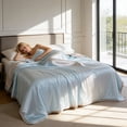 thumbnail image 1 of InsCrazy Cooling Comforter Lightweight Summer Comforter for Hot Sleepers and Night Sweats Reversible Breathable Cool Blanket, 1 of 6