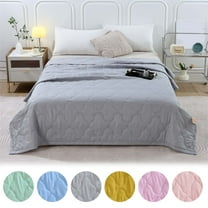 InsCrazy Cooling Comforter Queen Size Washable Cooling Blanket, Cool Sleeping Summer Blanket for Night Sweats Hot Sleepers
