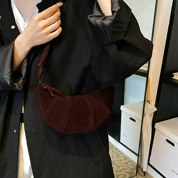 InsCrazy Crossbody Bags for Women, Shoulder Handbag Womens Purses with Long Strap Leather Shoulder Bags for Travel