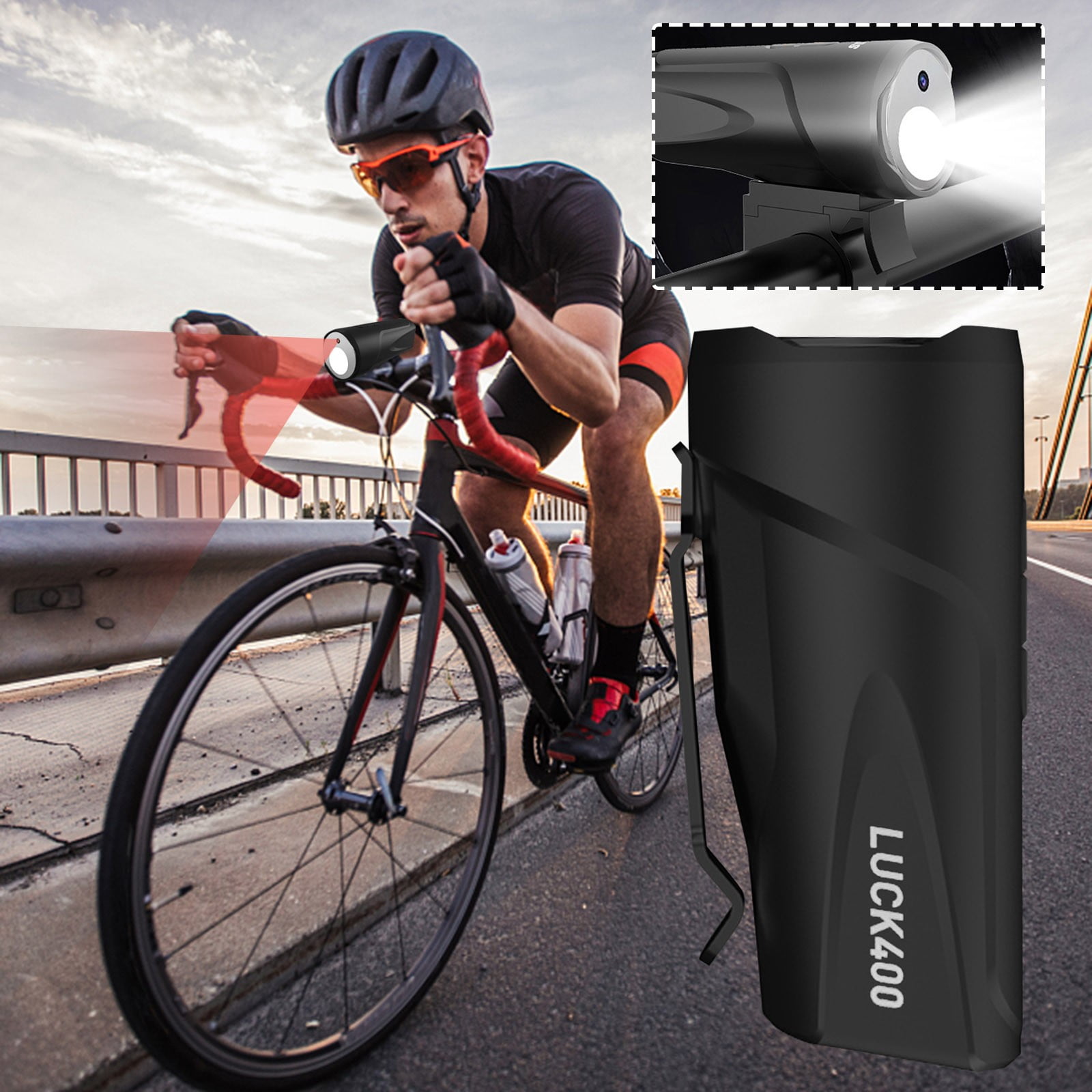 Road Bike Cycling Dash Cam InsCrazy Dash Cam Bicycle Recorder