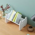 thumbnail image 1 of InsCrazy Desk Organizer Wood Bookshelf Desktop Storage Rack Book Stand Book for Living Room, Bedroom, Office, Home Workshop, 1 of 6