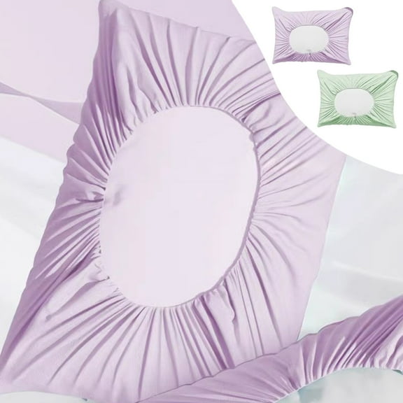 InsCrazy Disposable Queen Size Pillowcases Set of 2, Pillow Covers for Travel Business Trip Train Hotel Bed Household Pillow Case 20 X 30inches