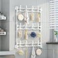 thumbnail image 1 of InsCrazy Floating Shelves Storage for Kitchen Bathroom Laundry Room Office, Multifunctional Hanging Rack Punch Free Self Adhesive Hook, 1 of 6