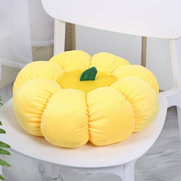 InsCrazy Halloween Cute Pumpkin Cushion 15X15" Throw Pillow for Couch Chair Sofa, Halloween Decoratin Cushion Pillow for Bedroom Living Room Car Decor