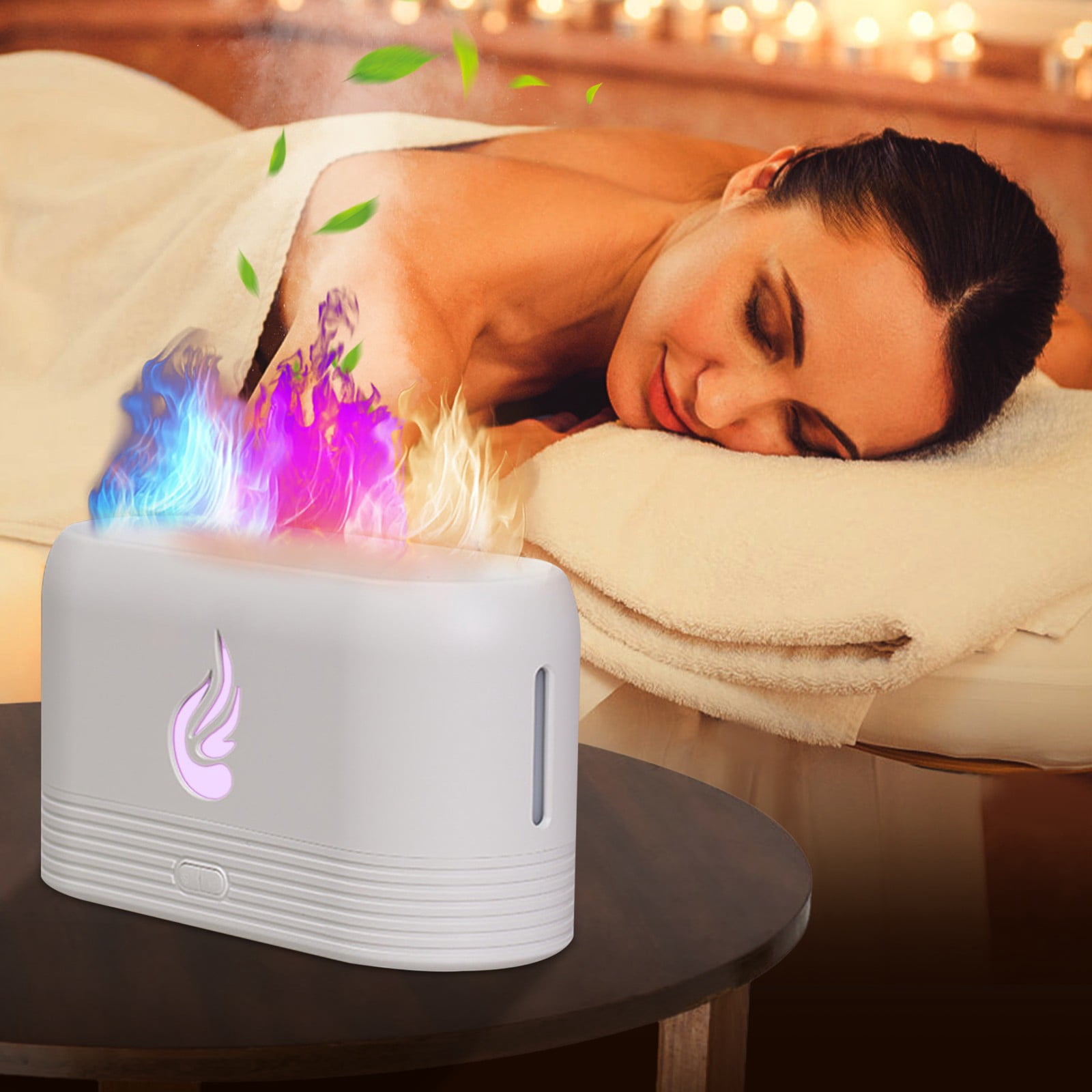 InsCrazy Humidifiers for Bedroom, New Flame Aromatherapy Machine ...