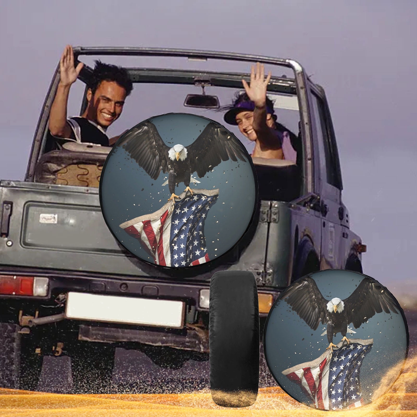 Vanuatu Sanma Spare Tire Cover Independence Be Proud  LT8 main image 1