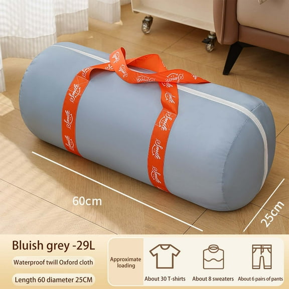 InsCrazy Large Storage Bags, Largecapacity Storage Bag with Handle Largecapacity Storage Bag Foldable Storage Bucket