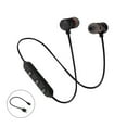 thumbnail image 1 of InsCrazy Neckband Bluetooth Headphones Neckband Bluetooth 5.0 Earbuds Sport Magnetic Wireless Headphones Stereo Music Earbuds Metal Earbuds with Mic around The Neck for Sports Running, 1 of 2