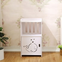 InsCrazy Nightstand Bedside Table Decor Nightstands Furniture Side Tables Night Stand Corner for Office, Living Room, Kitchen, Bathroom, Dorm